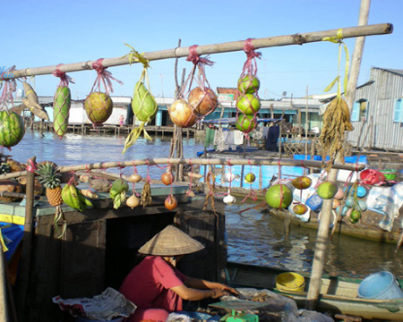 du lich,Du Lịch Mỹ Tho – Cần Thơ – Chợ Nổi 
